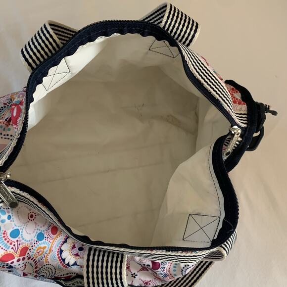 LeSportSac Floral Medium (15x12.5x8) Weekender Travel Duffel Bag - Picture 13 of 16